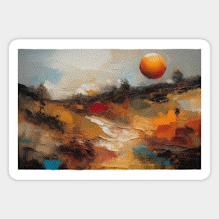 Landscape Nature Painting Magnet